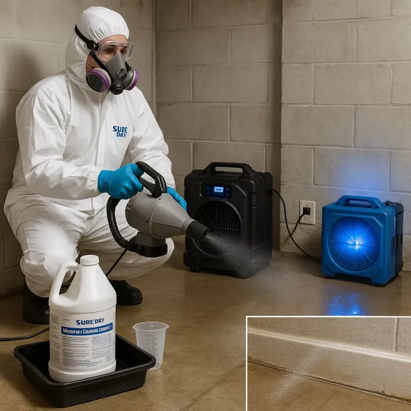 Sanitization and Odor Removal process in Folly Beach, SC